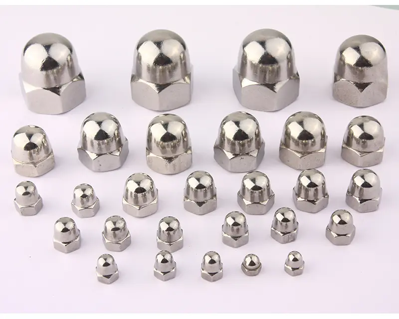 Discount wholesale A2 70 Bolt - Hexagon domed cap nuts DIN1587 – Krui Hardware Product Co., Ltd.,